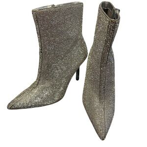 Steve Madden Women's Elysia Fashion Boot, Rhinestone, 5.5